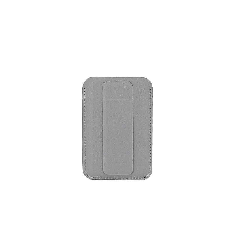 iPhone 17 Pro Magsafe Magnetic PU Leather Adjustable Card Holder Stand