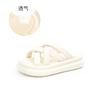 Outer slippers women's 2025 summer new fashion beach flat bottom comfortable versatile semi-small fragrant cool slippers