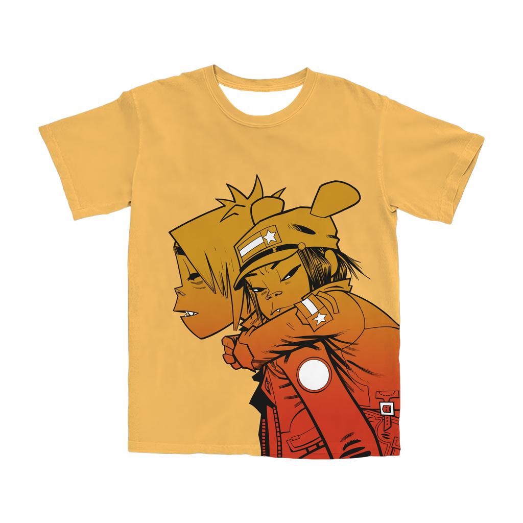 Gorillaz The Mountain Tour 2026 New Rainbow Elephant Print T-Shirt for Men Women Y2k Comfortable Quick-Dry Outdoor Tee Fan Top