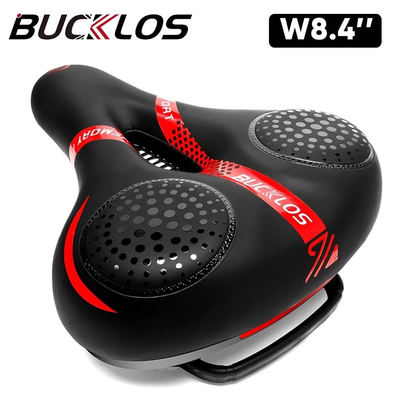BUCKLOS Bicycle Saddle Big Butt Bike Seat Cushion Comfortable Oversized Ergonomic Bike Seat Cushion Pad Widen Thicken Cycle Seat