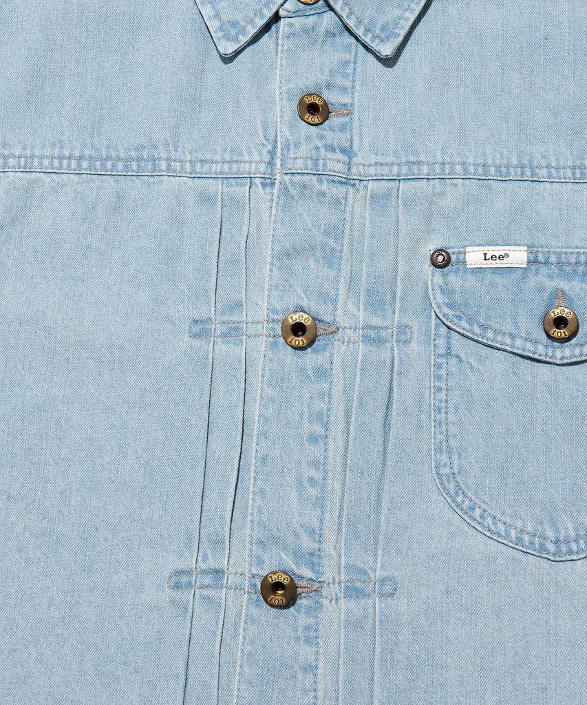 Lee [101St] Vintage Cowboy Denim Shirt Indigo Light