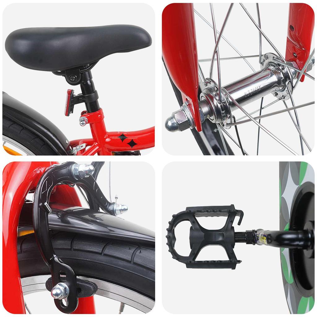 Kids Bike 18 Inch for Ages 5 7 Red