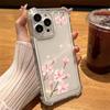 Cute Flowers Transparent Phone Case For iPhone 17 Pro Max 11 12 13 14 Plus 15 16 Pro 17 Air X XR XS Silicone Clear Cover