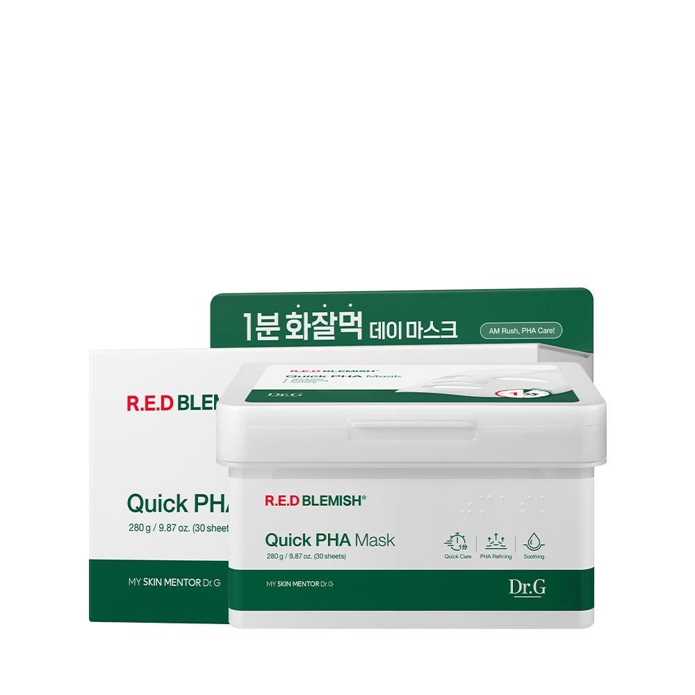 Dr.G Red Blemish Quick PHA Mask Soothing Hydrating 30 Sheets 280g
