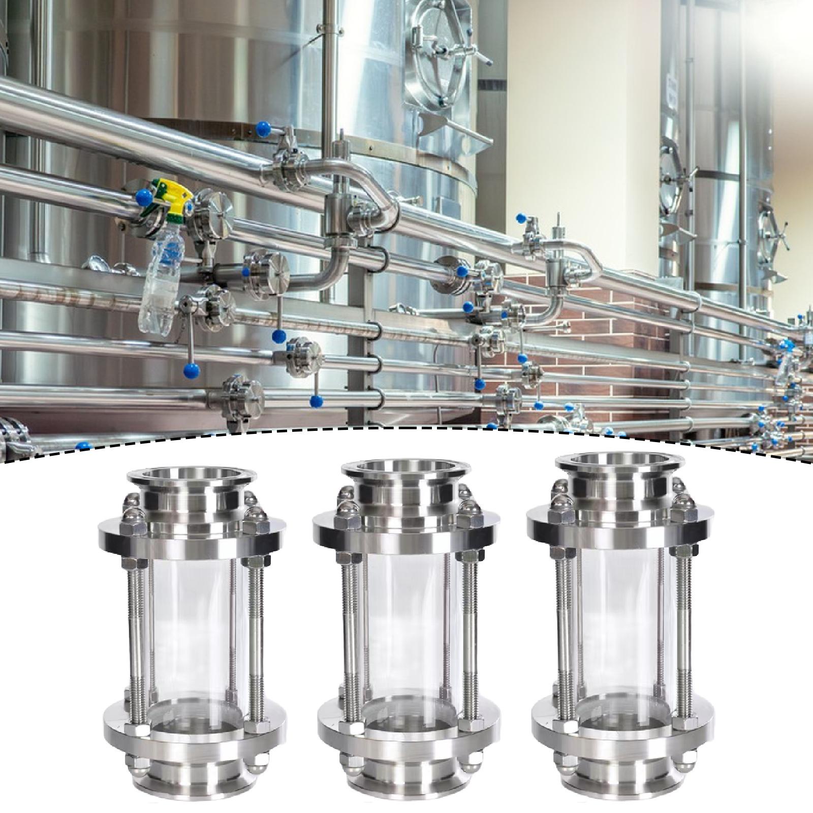 Liquid Level Flow Indicator Straight Glass