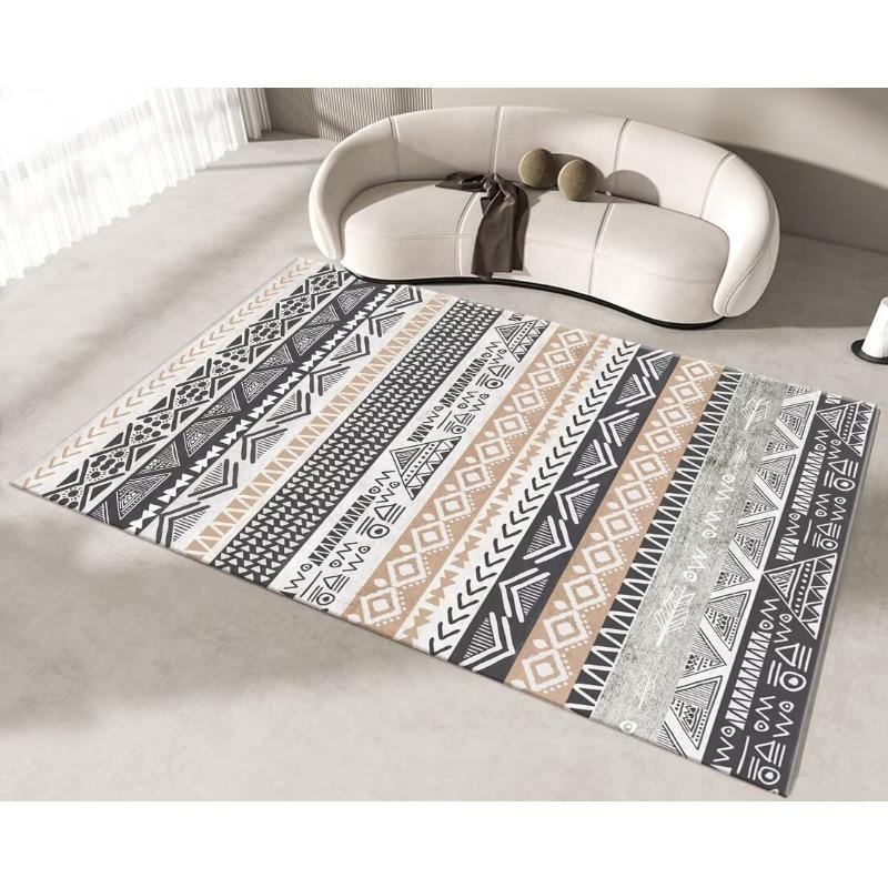Modern Simple Household Mat Living Room Large Size Luxury Carpet Non-slip Bedroom Bedside Bay Window Rug Washable Kitchen Rug