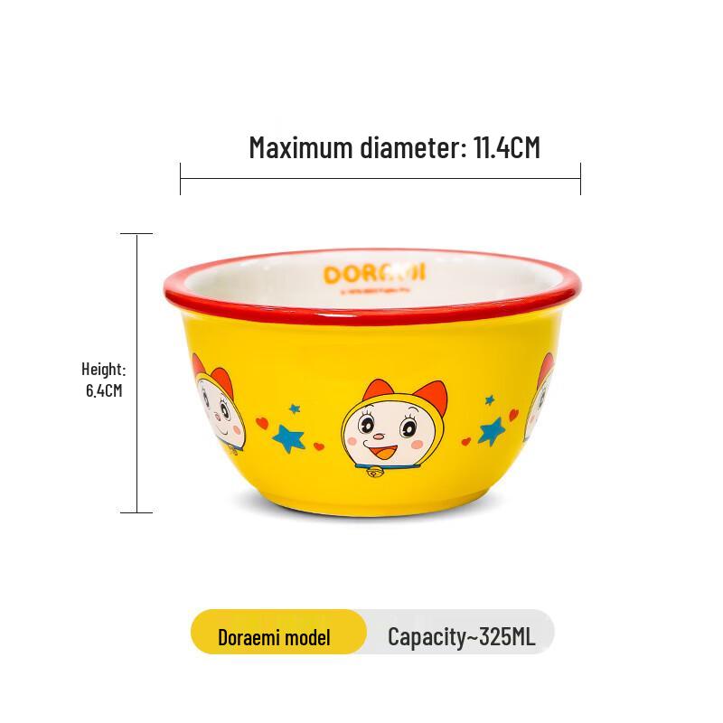 Doraemon Ceramic Kids Rice Bowl