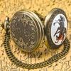 Classic Western Riding Cowboy Horse Quartz Pocket Watch Retro Men's Women's Necklace Pendant Gift