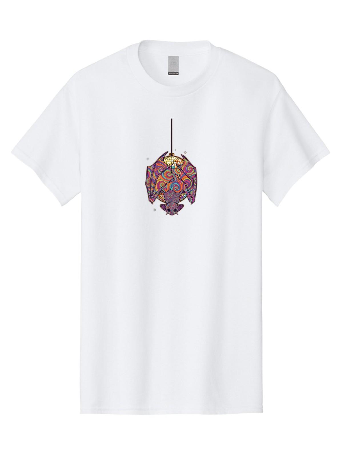 Disco-Bat-3 Mens Graphic Tee, 100% Cotton, Casual Summer Wear S разноцветный