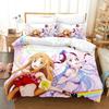 3D Print Sword Art Online Alice Anime Bedding Set Bedroom Soft Modern Bedspreads Comefortable Duvet Cover Quilt Cover Pillowcase