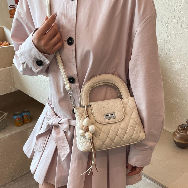 Nischen-Diamanttasche Damen neue Mode vielseitige Handtasche lässiger Trend kleine quadratische Tasche Umhängetasche