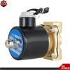 1/2 in 12V DC Brass Electric Solenoid Valve NPT Gas Water Air Normally Closed US