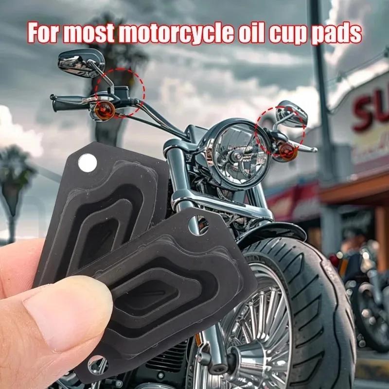 4~1pcs Motorcycle Brake Clutch Reservoir Gasket Oil Cup Diaphragm Seal Replacement for Master Cylinder Repair Part Universal Fit
