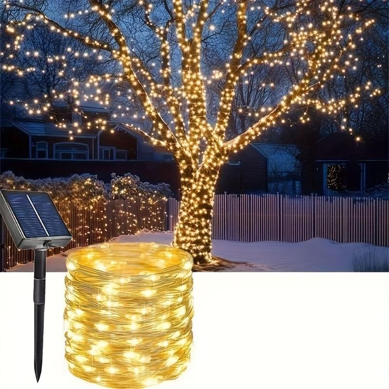 50/100/200/300 LED Solar Lichterketten LED Lichterketten Außen Garten Dekorative Lichter Weihnachtsfeiertag Bunte Lichterketten
