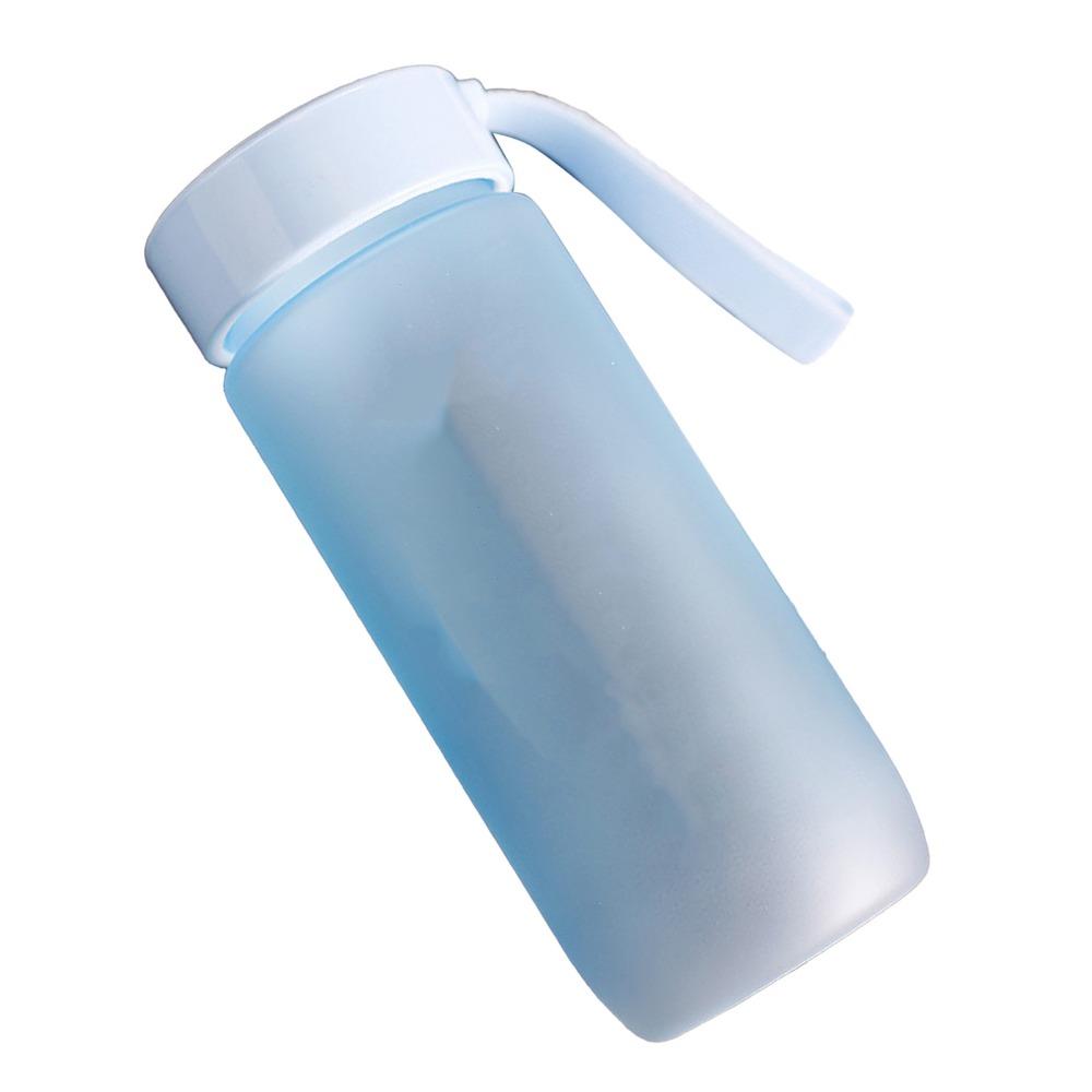 Matte Finish Sports Water Bottle 600ml/20.29oz Water Bottle Durable Plastic Water Bottle  Gym
