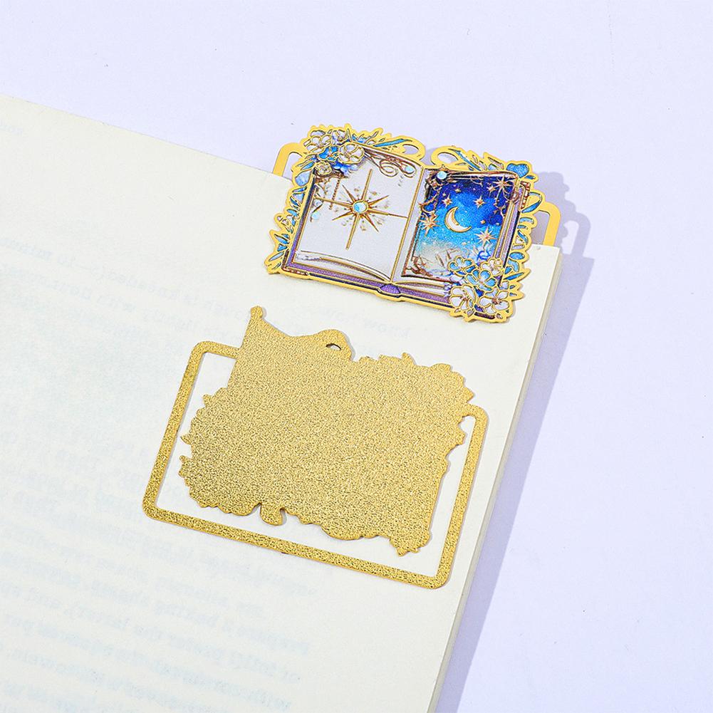 Gothic Bookmark High-Quality Metal Hollow Bookmark Book Page Clip Antioxidant Student Bookmark For Reading Students Art Lovers