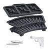 Silicone Ice Cube Tray Guns/Bullet Shaped Ice Mold Easy Release Silicone Mold for Whiskey Cocktails and Juice Beverages