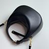 Cowhide crescent bag handbag underarm bag 2025 new casual shoulder bag messenger bag first layer women's bag mini