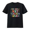 Groovy In My Art Teacher Era Back To School T Shirt Vintage Washed Designer Clothes Comfortable Streetwear Graphic Homme Unisex