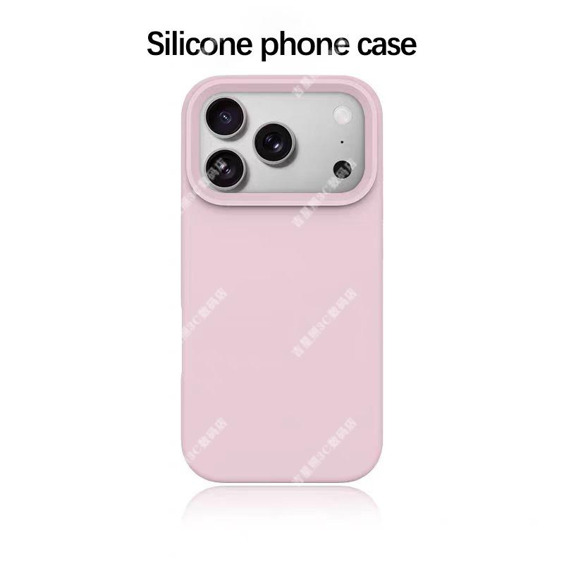 iPhone 13, 14, 15, 16, 17 Pro Max için Yüksek Değerli Sıvı Silikon Telefon Kılıfı - Kadın Sürümü