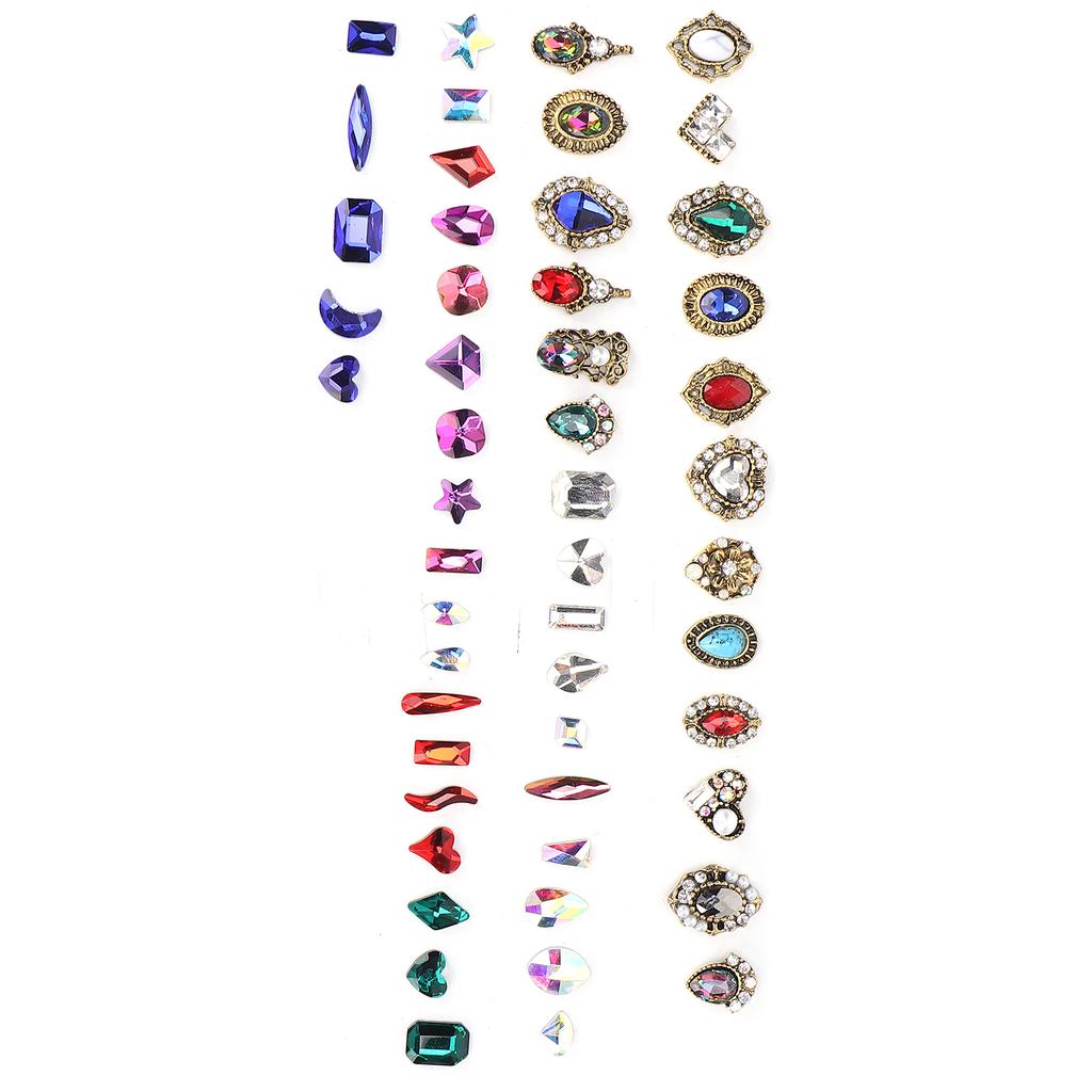 Buy 24 Grids Nail Art Rhinestones DIY Nail Art Decoration Nail Art