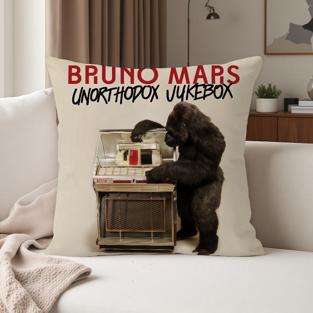 

Singer BBruno Mars Pillow Case Suitable For Bedrooms Living Rooms Cars Home Decoration 30cmx30cm