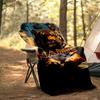 Tiger In Forest Outdoor Customize Your Name Blanket Soft Comfortable Lightweight All Season Multi Use Blanket For Travel Camping Picnic Sofa Office