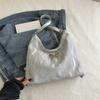 New Korean Version of Spring Personalized Casual  Large Capacity  Beautiful Niche Simple Shoulder  Single Shoulder Slant Toe Bag