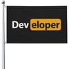 2D Flat, 1pc Multi-size Optional 2D Plane, Developer Flag, Single-sided Outdoor Durable Decorative Banner, Garden Flag, Decorative Flag, Event Flag, F