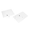 2Pcs PVC Erase Whiteboard Sticker Self Adhesive Whiteboard for School Office Home 11.8 X 15.8in