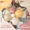 Balony Lateksowe Kalisan Pink Blush, Różowy 30 Cm, 100 Szt.