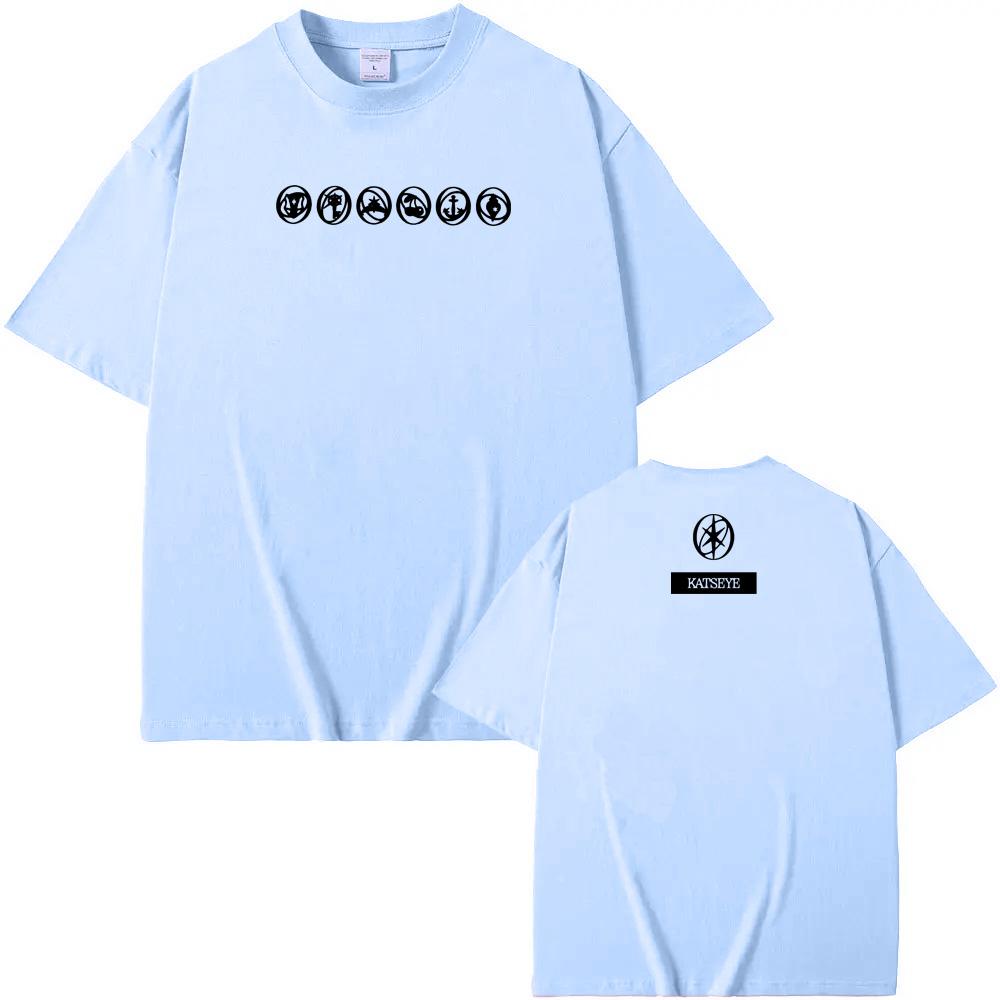 Korean Girl Group KATSEYE T-Shirt Ropa Mujer Fashion Tshirt O-neck High Quality Ropa Mujer Tees Singer's Same Style Retro Tops