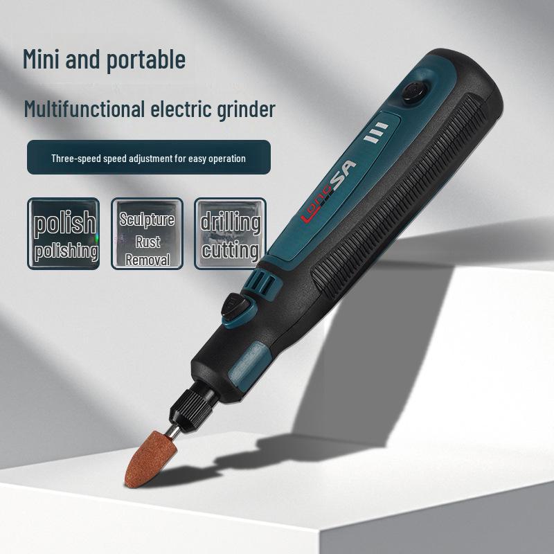 USB Charging Electric Grinder Set for Jade Carving, Mini Electric Screwdriver.