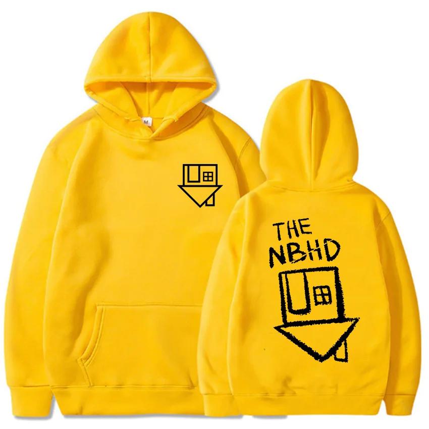 2025women and Men Clothes The Neighbourhood Band Printing Sweatshirts Unisex Streetwear Winter Soft Comfortable Hooded Pullovers