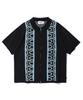 CRITIC Half Wormhole Knit Zip-Up Black