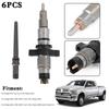6PCS Common Rail Fuel Injector 0445120255 Fit for Dodge Ram 2500 2003-2004 Cummins