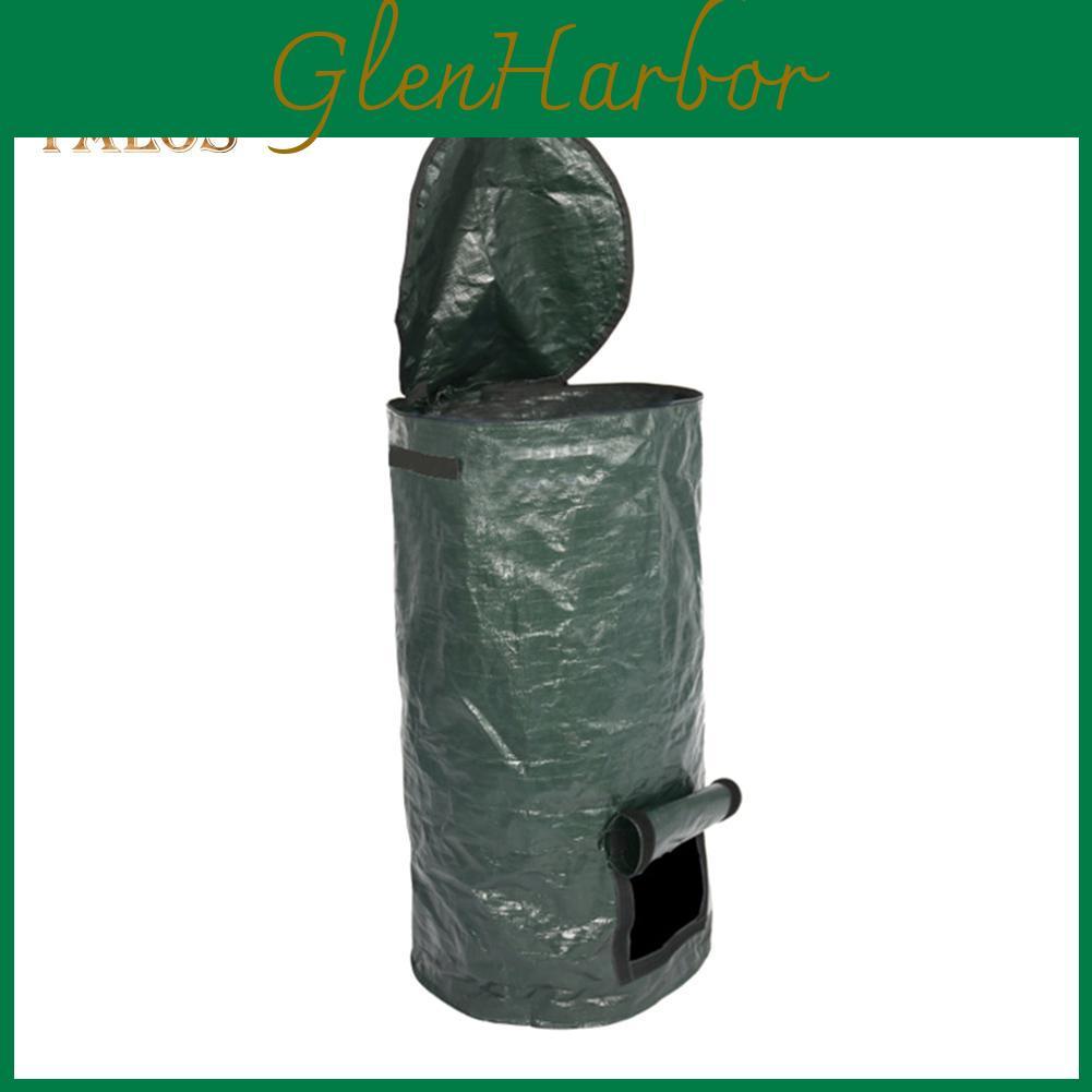 Yard Kitchen Compost Garden Garden Fruit Ferment Waste Bag Disposal Collector Trash Can