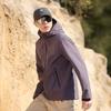 Unisex Waterproof Windproof Hiking Jacket With Hood Breathable Quick-Dry Outdoor Sport Coat Running Climbing