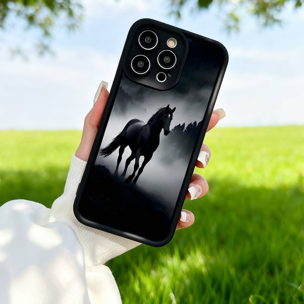 Horse TPU Phone Case For IPhone 17 16 15 14 13 12 11 Pro Plus Max Protection Cover