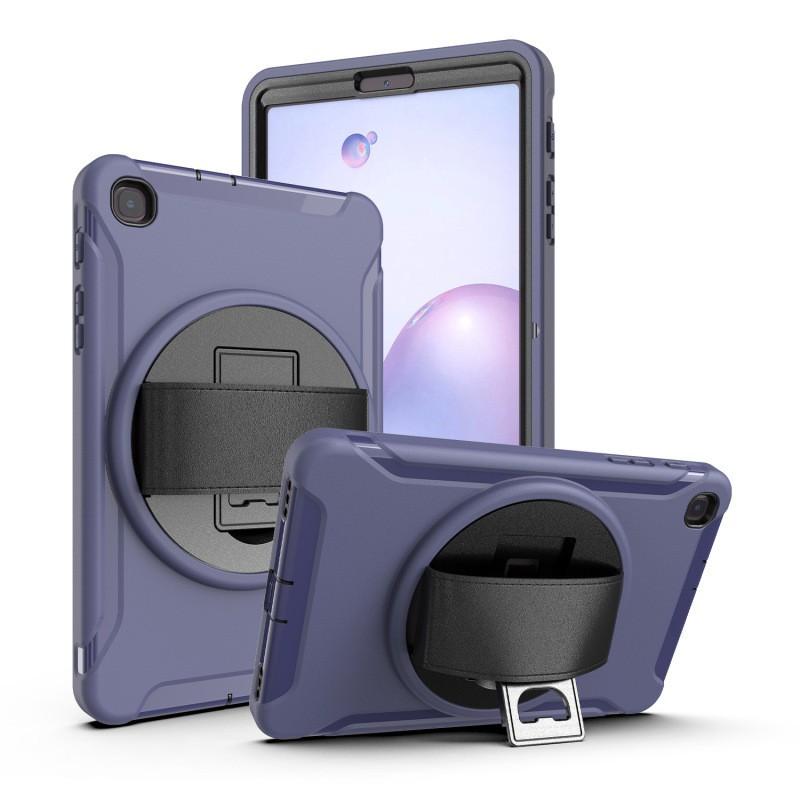Galaxy Tab A 8.4 2020 T307 Protective Case With Rotating Handheld Stand Shockproof TPUPC Back Cover In Multiple Colors