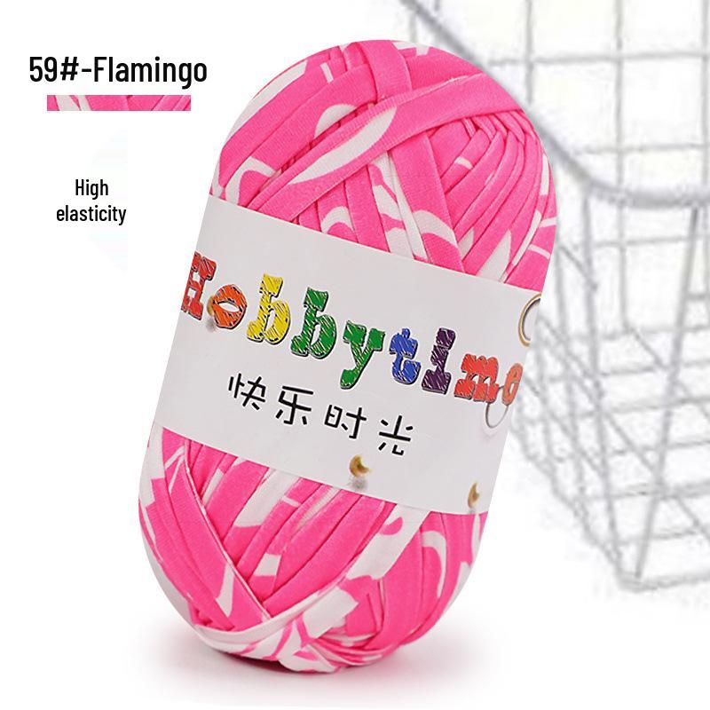 Cloth Strip Yarn DIY Crochet Kit: Handmade Bag, Knitting Material for Cushions, Carpets, and Dolls