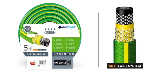 Cellfast Garden Hose Green Ats 3/4" 25M *
