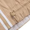adidas Giacca Ust Wv T1 Sportiva Casual Color Block con Cappuccio Giubbotti Donna Kaki HR8156