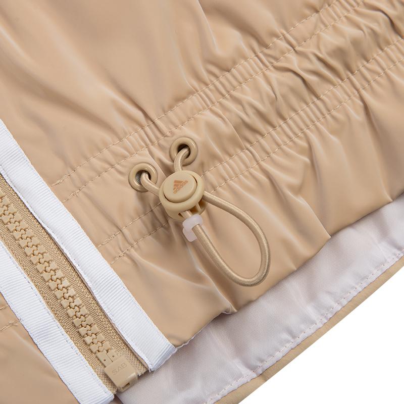 adidas Giacca Ust Wv T1 Sportiva Casual Color Block con Cappuccio Giubbotti Donna Kaki HR8156