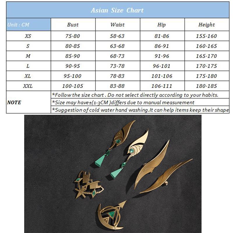 Game Genshin Impact Nefer Cosplay Costume Secret Beneath The Sands Nefer Halloween Women Suit Party Role Play Outfit