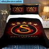 Emblema del Galatasaray Football Club Set Biancheria da Letto 3 Pezzi, Ideale per 1 Copripiumino e 2 Federe Perfetto come Regalo per Fan, Ideale per Camera da Letto, Dormitorio