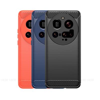 Dla Xiaomi 15 Ultra Etui Pokrowiec Xiaomi Mi 15 Ultra Capa Tylny Zderzak Wstrząsoodporny Włókno Węglowe Miękki Pokrowiec TPU Dla Mi 15 Ultra Fundas