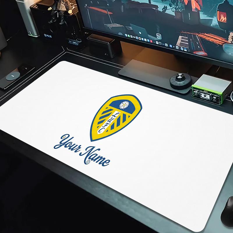 Leeds F4 Custom Name Large Size Mouse Pad Large Gaming Table Cushion Non-slip Laptop Tablet Big Mousepad XXL Mat Mini PC Playmat With Lock edge