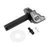 For ATV Quad Bike Motocross Moped Scooter Bike CNC Aluminum Parts 7/8" 22mm Universal Motorcycle Accelerator Throttle Twist Grip,Black.