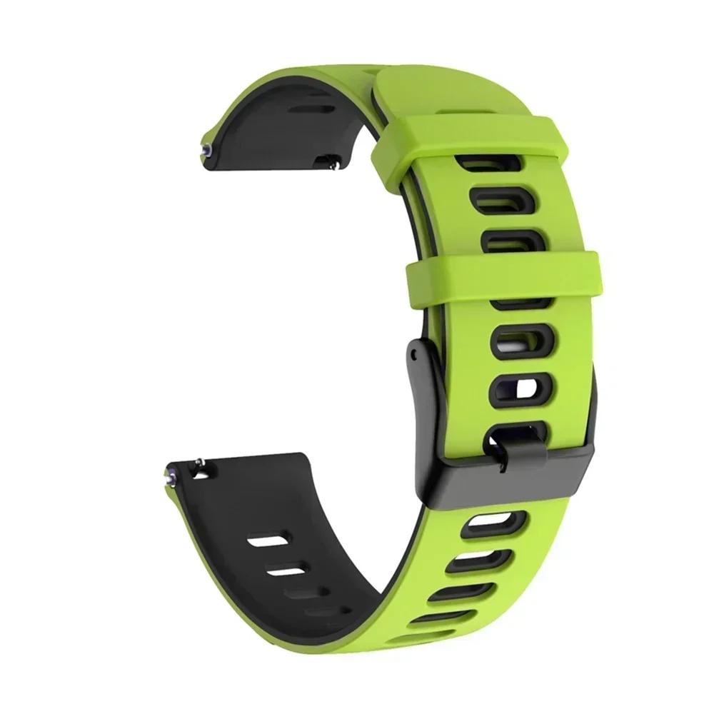 20 22mm Universal Silicone Strap For Garmin Venu 3 Band Forerunner 265 255 Music Vivoactive 4 For Garmin Venu Sq 2 Plus Bracelet